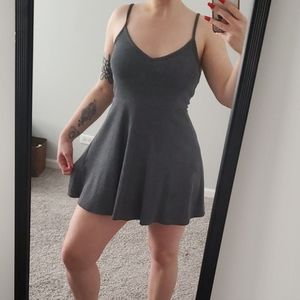 Forever 21 Mini tank skater dress Gray size Medium